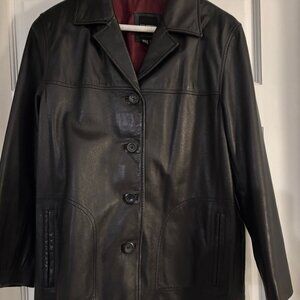Colebrook & Co Leather Coat